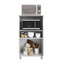 Ver imagem 3 de Balcão para Forno/micro-ondas Lucca - Branco