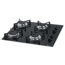 Ver imagem 1 de Cooktop Fisher 4 Bocas (ref. - 1519) Vidro Temperado Preto Bivolt