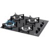 Cooktop Fisher 4 Bocas (ref. - 1519) Vidro Temperado Preto Bivolt - 4