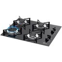 Ver imagem 4 de Cooktop Fisher 4 Bocas (ref. - 1519) Vidro Temperado Preto Bivolt
