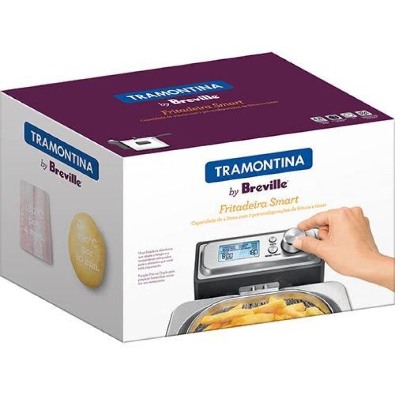 Fritadeira Eletrica Aço Inox Smart 220v Tramontina by Breville - 4