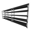 Ver imagem 1 de Mini Porta Pallet 200 Kg por Nivel Inicial +2 Continuação com 5 Niveis Preto com Mdf Preto