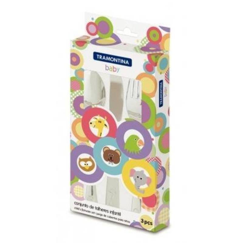 Talher Infantil 3 Peças Tramontina 66970 - 3