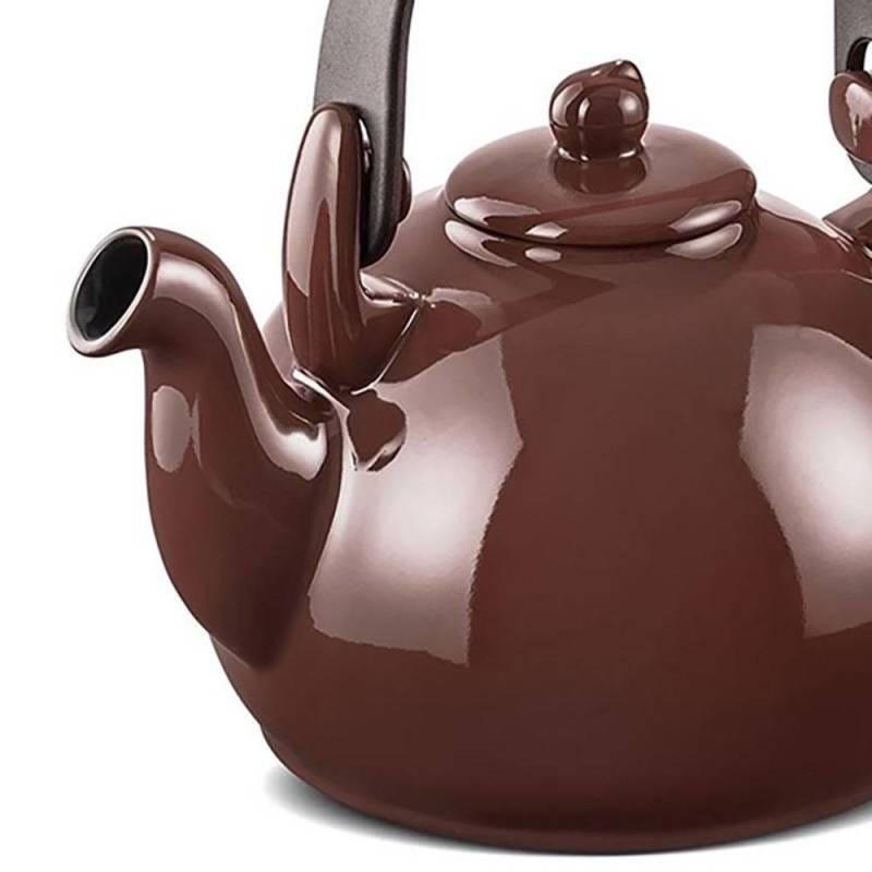 Ver imagem 3 de Chaleira Colonial Cerâmica 1,7 Litro N52239 Chocolate - Ceraflame