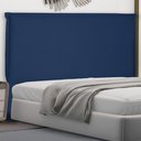 Ver imagem 4 de Cabeceira Estofada Box Casal King Size 195cm Azul Marinho
