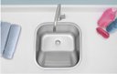 Ver imagem 4 de Tanque Tramontina Inox Acetinado 40x40cm 94403107