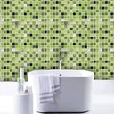 Ver imagem 3 de Papel de Parede Auto Adesivo Lavável Pastilha Verde Água