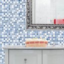 Ver imagem 1 de Papel de Parede Auto Adesivo Lavável Pastilha Azul e Branca