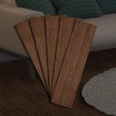 Ver imagem 1 de Kit 10 Piso Vinílico Pvc Autocolante 60x15 – Prático, Flexível e Durável