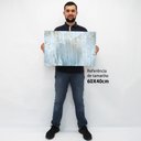 Ver imagem 2 de Quadro Decorativo em Canvas Abstrato Mármore Piscina TaColado Moldura Flutuante 4,5cm Branca 60 x 40