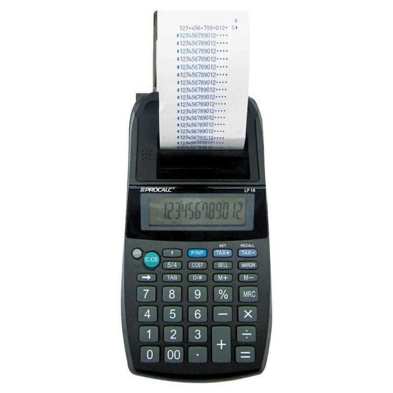 Calculadora De Impressão Procalc Lp18 12 Digitos Bivolt - 2