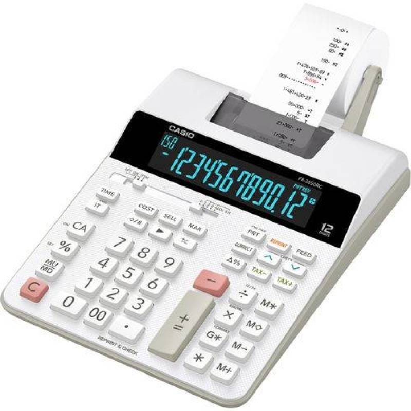 Menor preço em Calculadora Mesa Impressao 12 Digitos Fr-2650RC Casio