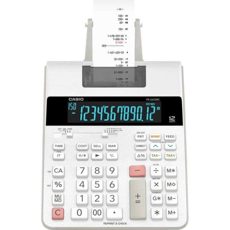 Calculadora Mesa Impressao 12 Digitos Fr-2650RC Casio - 3