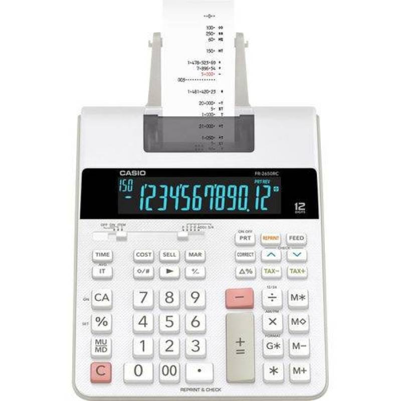 Calculadora Mesa Impressao 12 Digitos Fr-2650RC Casio - 2