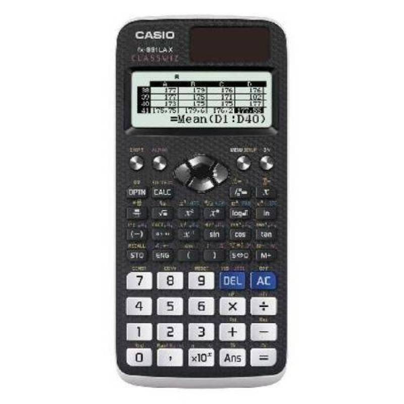 Calculadora Cientifica com 552 Funcoes, Incluindo Funcão Planilha, Fx-991Lax-Bk Pt - 1