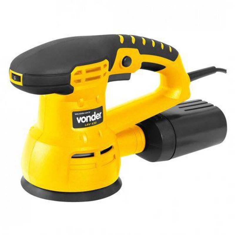 Lixadeira Roto Orbital Elétrica 5 Polegadas 430w Lrv430 Vonder 127v Amarelo - 1