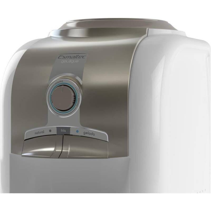 Bebedouro de Água de Mesa Esmaltec Gelagua EGM30 com Compressor 110V Branco/Cinza - 5