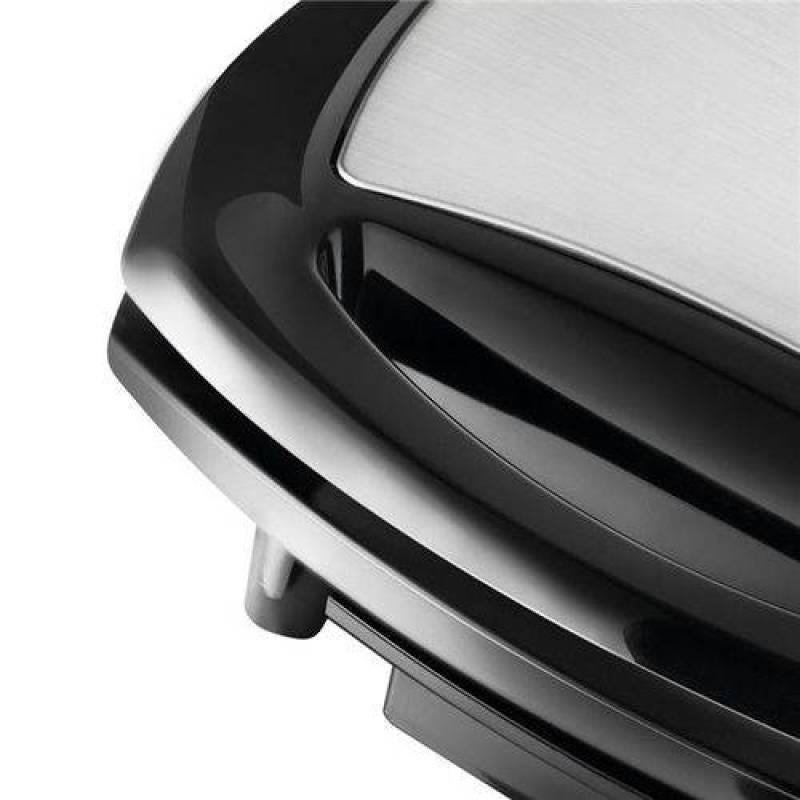 Ver imagem 3 de Grill Mondial G-07 Premium Max Grill com Espátula e Bandeja Coletora - Preto/Inox - 220V