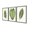 Quadro Folha Trio Tamanho 40x60 3 Peças - 3