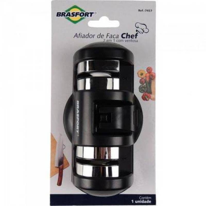 Afiador de Facas 2.1 Cheff Preto Brasfort - 3