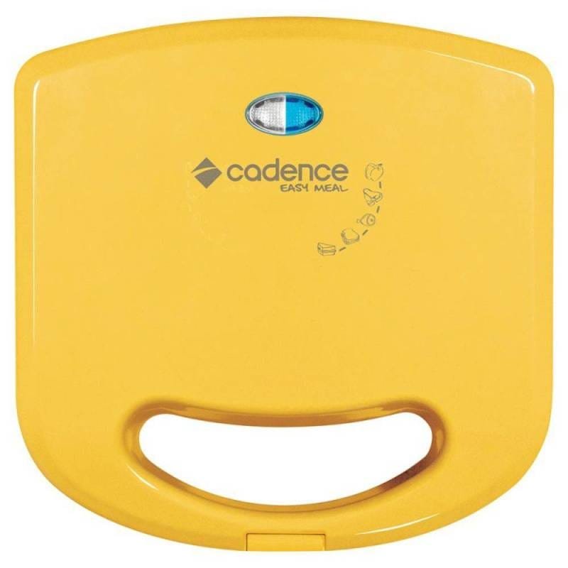 Sanduicheira E Minigrill Cadence Easy Meal Colors San234 127v Amarela - 5