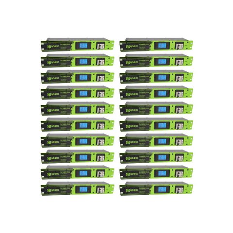 Kit com 20 Régua para Rack Disjuntor Bipolar Dj5000 Full
