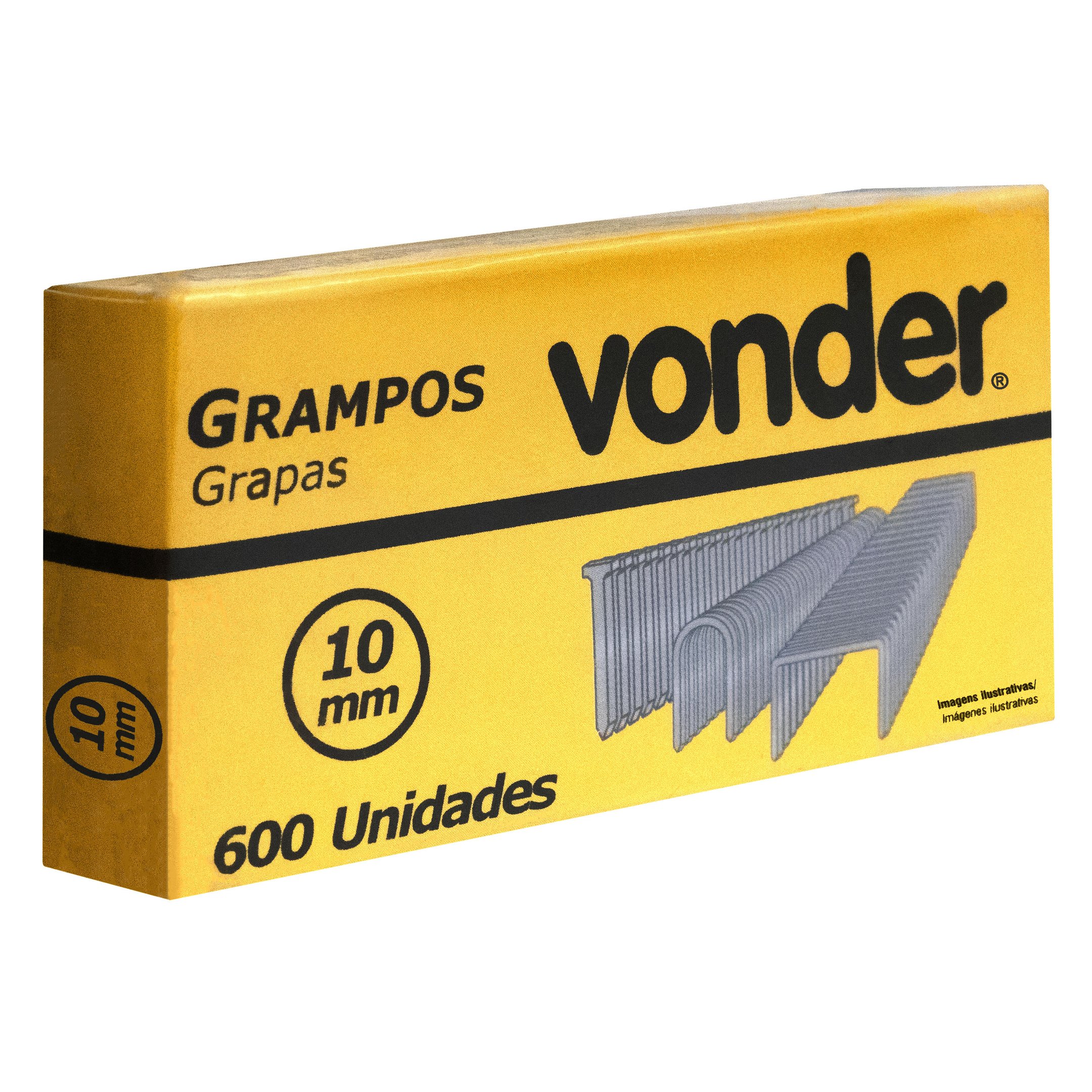 Grampeador Tapeceiro Manual Madeira Fixação Vonder Plus Profissional Com 600 Grampos - 3