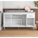 Ver imagem 2 de Balcão Gabriela 150cm 3 Portas e 1 Gaveta-ajl Móveis