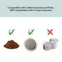Ver imagem 4 de Elite Gourmet Cafeteira Compacta Individual com Caneca Térmica 14oz (inox)