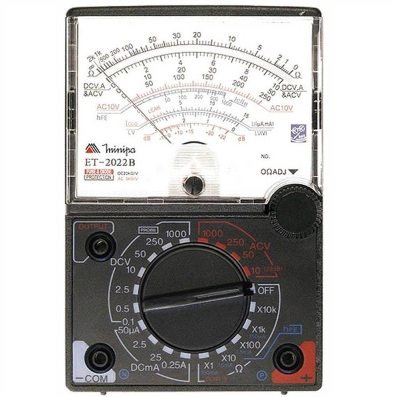 Ver imagem 2 de Multímetro Analógico Ac E Dc Et-2022b Minipa
