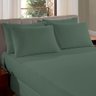 Lençol King Size Liso Comfort em Malha 100% Algodão Granite Green Sul Brasil - 1