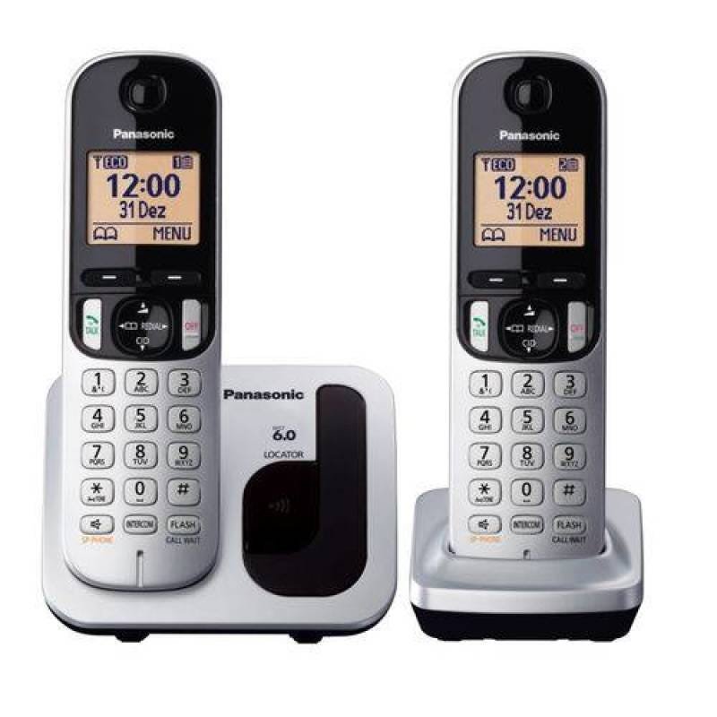 Ver imagem 2 de Telefone sem Fio Kx-Tgc212Lb + 1 Ramal Prata Panasonic