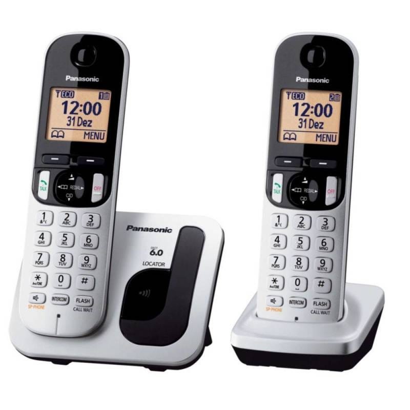 Ver imagem 3 de Telefone sem Fio Kx-Tgc212Lb + 1 Ramal Prata Panasonic