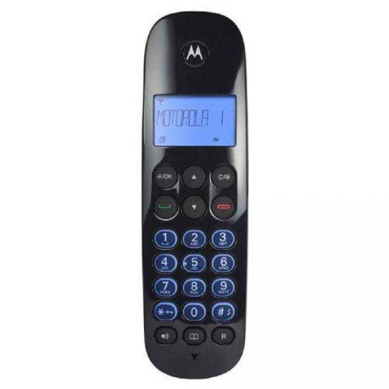 Telefone sem Fio Motorola Moto 750-Mdrd2, Preto, 1 Ramal, Identificador de Chamadas, Dect 6.0 - 2