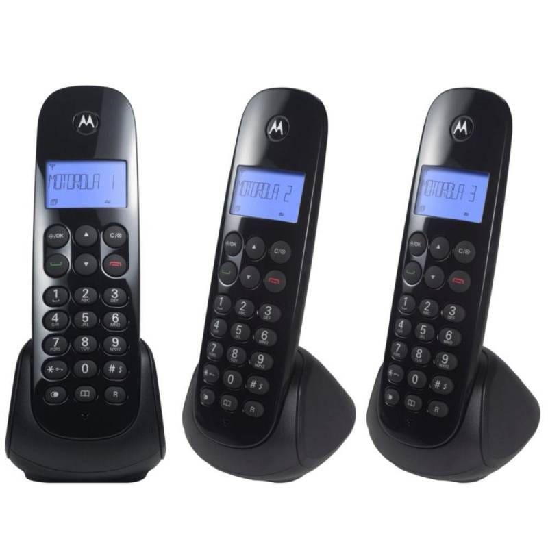 Telefone sem Fio Dect 6.0 Moto700-Mrd3 Preto Motorola - 5