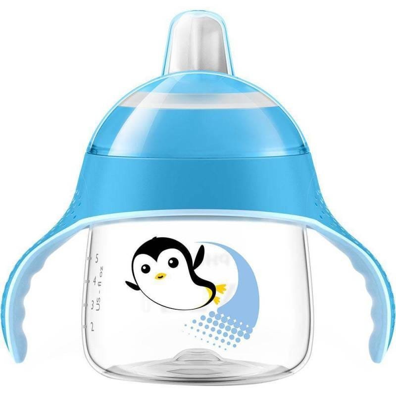 Copo Treinamento Pinguim 200 Ml - Azul - Philips Avent - 5