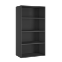 Ver imagem 3 de Armario em Aço para Cozinha Exclusive Cristaleira 2 Portas com Vidro:grafite/preto