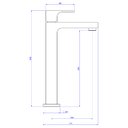 Ver imagem 2 de Torneira De Mesa Bica Alta Para Lavatório 1189.C90 Unic Cromado