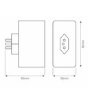 Ver imagem 3 de Plug Taschibra Smart 16a Wi-fi Automação Casa Inteligente