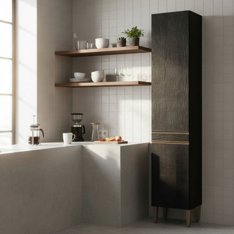 Paneleiro de Cozinha Essenza 40cm 2 Portas Móvel na Caixa