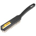 Ver imagem 2 de Escova para Grelha Churrasqueira com Cerdas de Aço 5 Fileiras Cabo de Plástico Vonder