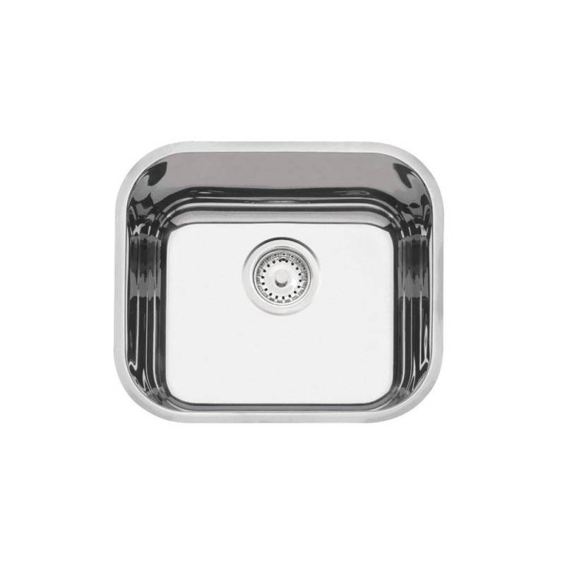 Cuba Inox de Sobrepor 34 x 40cm com Válvula de 3 1/2 Acabamento Alto Brilho - 3
