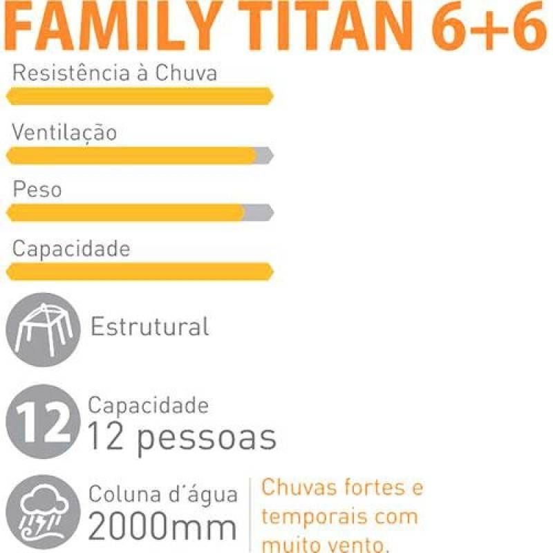 Barraca Family Titan 6+6 - Guepardo - 5
