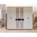 Ver imagem 4 de Roupeiro Santorini 8 Portas Pérola