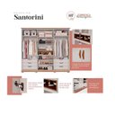 Ver imagem 3 de Roupeiro Santorini 8 Portas Pérola