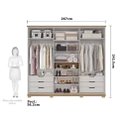 Ver imagem 2 de Roupeiro Santorini 8 Portas Pérola