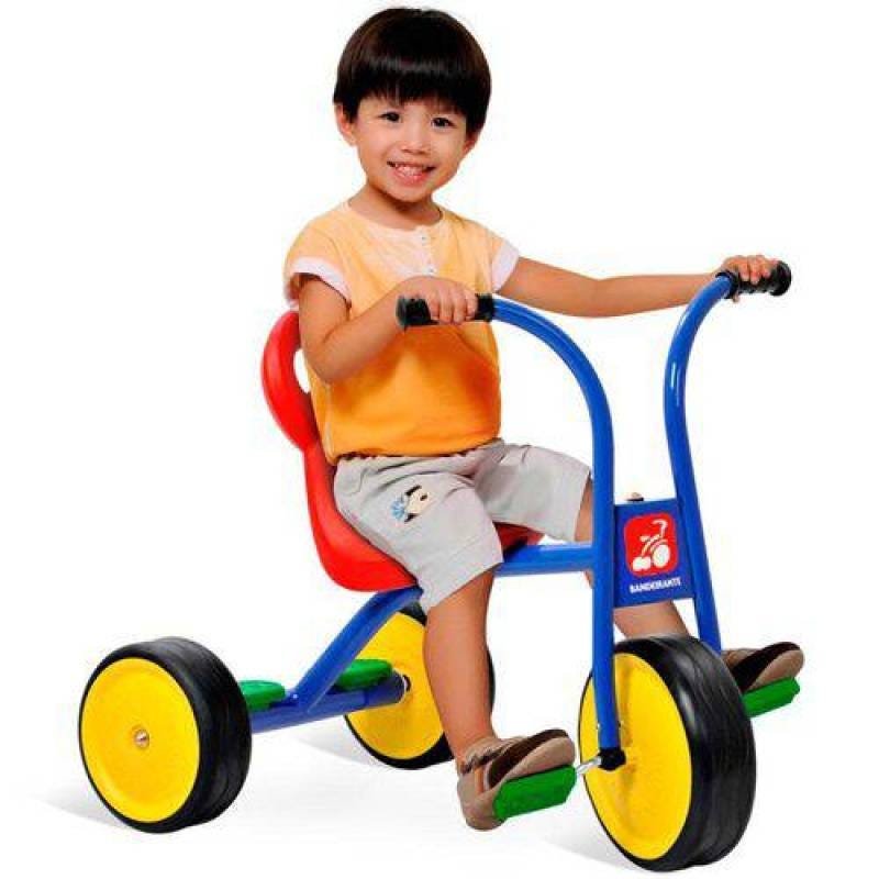 Motoca Infantil Triciclo Fast Azul com Empurrador Pais e Filhos - Ri Happy