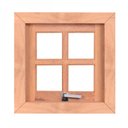 Ver imagem 1 de Vitrô Maxim Ar Quadriculado 60cmx60cmx12cm Ve901 Esel