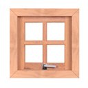 Ver imagem 1 de Vitrô Maxim Ar Quadriculado 80CMX60CMX12CM VE901 Esel Marrom