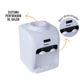 Bebedouro de Água Gelada e Natural Amvox Abb240 Branco Bivolt - 4